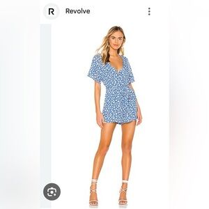Rails Blue Floral Romper White Daisies Shorts One Piece Jumpsuit Sophia REVOLVE